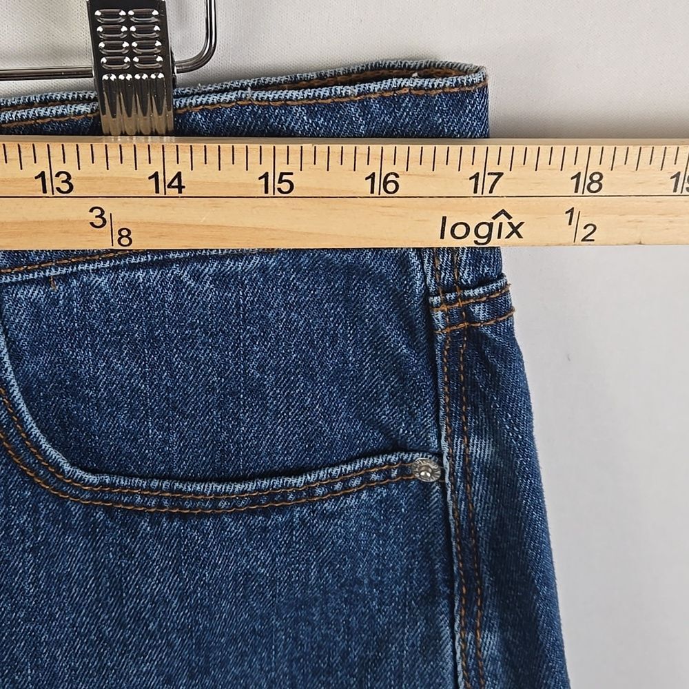Old Navy Above The Knee Denim Jean Skirt Women's Sz 14, Farmhouse, Chore, Boho - Picture 8 of 8